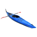 GOPLUS Single-Person Sit-In Fishing Kayak Boat W/ Paddle & Rudder, 12FT - SAKSBY.com - Kayaks - SAKSBY.com