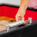 Hathaway Avenger Shuffleboard With Padded Gutters, Leg Levelers, 8 Pucks And Wax, 9FT (SAK24637) - Saksby Wholesale - Leg Levelers