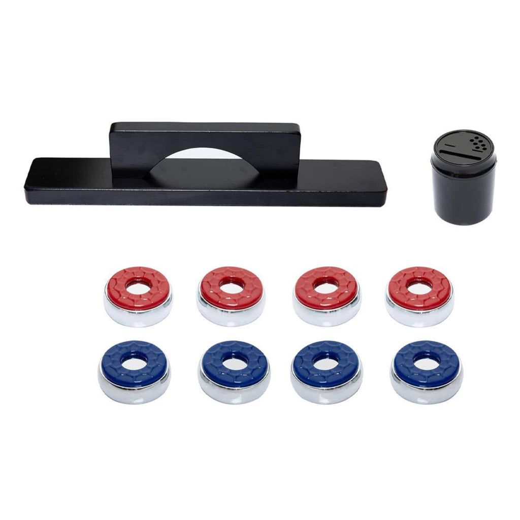 Hathaway Daulton Premium White Oak Finish Shuffleboard Table With Accessories, 9FT (SAK75143) - Saksby Wholesale - Accessories View