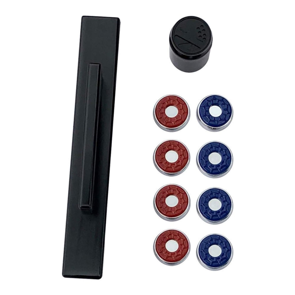 Hathaway Excalibur Rustic Shuffleboard Table With Leg Levelers, 9FT (SAK47512) - Saksby Wholesale - Accessories View