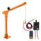 Heavy Duty Electric Davit Truck Bed Crane Lifting Machine With Wireless Remote, 1100LBS Zoom Parts View