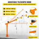 Heavy Duty Electric Davit Truck Bed Crane Lifting Machine With Wireless Remote, 1100LBS Detail View