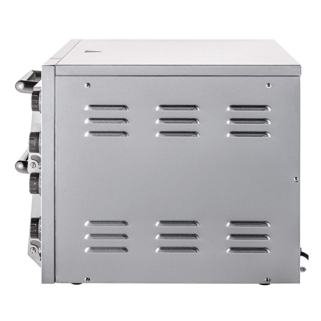 Heavy Duty Electric Indoor Commercial Countertop Double Deck Pizza Oven, 2000W (SAK36147) SAKSBY - Left View