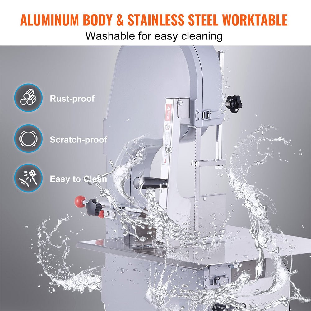 Heavy Duty Electric Stainless Steel Countertop Bone Cutting Machine, 1500W (92413758) - SAKSBY.com - Zoom Parts View