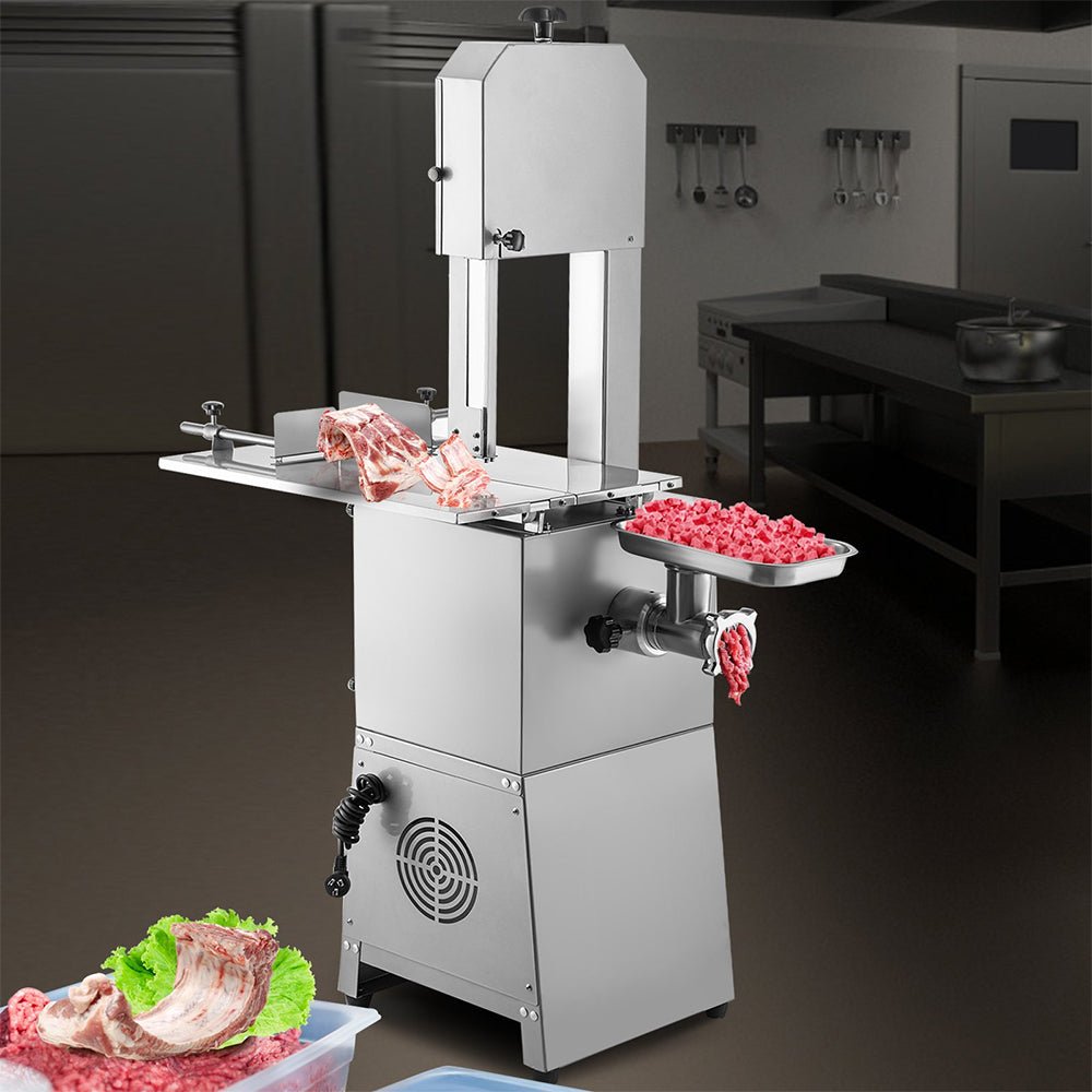Heavy Duty Industrial Electric Meat Bandsaw Bone Cutting Machine, 550W (92847410) - SAKSBY.com - Bone Band Saw - SAKSBY.com