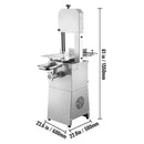 Heavy Duty Industrial Electric Meat Bandsaw Bone Cutting Machine, 550W (92847410) - SAKSBY.com - Bone Band Saw - SAKSBY.com