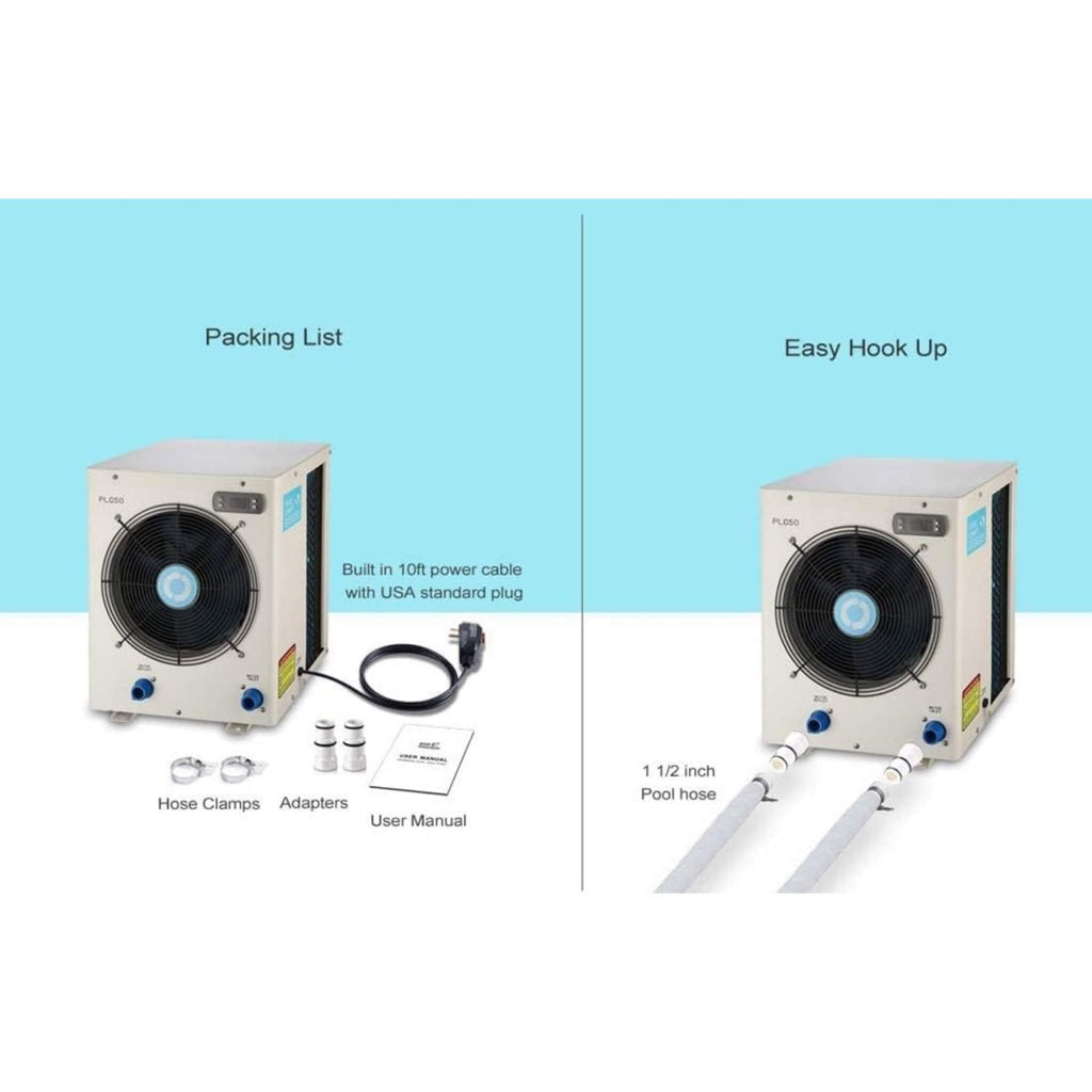 High-Output Electric Swimming Pool Heater Pump For Above And Inground Pools, 4000 Gallons (93751482) - Accessories View