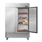 Large 49 Cu.Ft. Two Door Stainless Steel Commercial Industrial Restaurant Freezer, 54" (91857246) - Front View