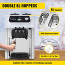 Large Double Hopper Commercial Soft Serve Ice Cream Maker Machine W/ 3 Flavors, 18-28 L/H (98371425) - Zoom Parts View