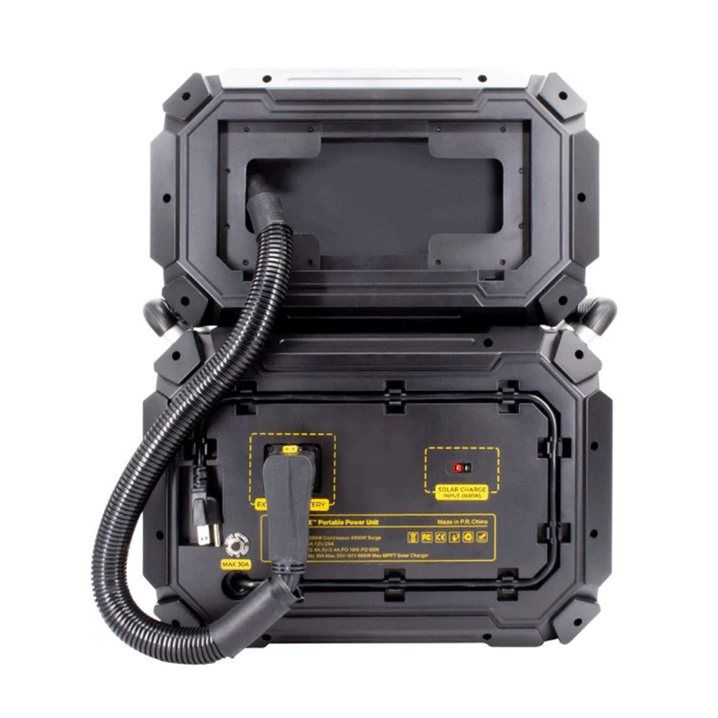 LION ENERGY Safari ME-XP Expansion Battery Pack Connected To Battery Pack Rear View