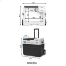 LIONCOOLER X40A Portable Solar Fridge Freezer, 42 Quarts - SAKSBY.com - Electric Scooters - SAKSBY.com
