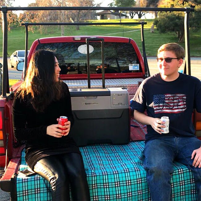 LIONCOOLER X40A Portable Solar Fridge Freezer W/ 90W Solar Panel Combo - SAKSBY.com - Refrigerators - SAKSBY.com