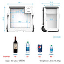 LIONCOOLER X50A Portable Solar Fridge Freezer W/ 90W Solar Panel Combo - SAKSBY.com - Refrigerators - SAKSBY.com