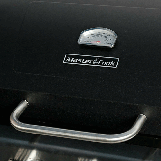 MASTER COOK Black 3 Burner Propane Gas Grill W/ Foldable Sides, 30K BTU - SAKSBY.com - BBQ Grills - SAKSBY.com