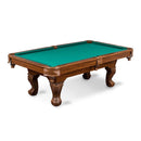 Masterton Premium Bar-Size Burgundy Billiard Pool Table For Game Rooms, 87" (SAK14635) - Saksby Wholesale - Front Left View
