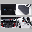 MATE Lightweight Foldable Electric Dual Motor Power Motorized Mobility Wheelchair, 220LBS (91879245) - Zoom Parts View