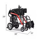 METRO MOBILITY iTravel Lite 24V/10AH 200W Premium Portable Folding Power Wheelchair, 220 LBS (97362814) - SAKSBY.com - Electric Wheelchairs - SAKSBY.com