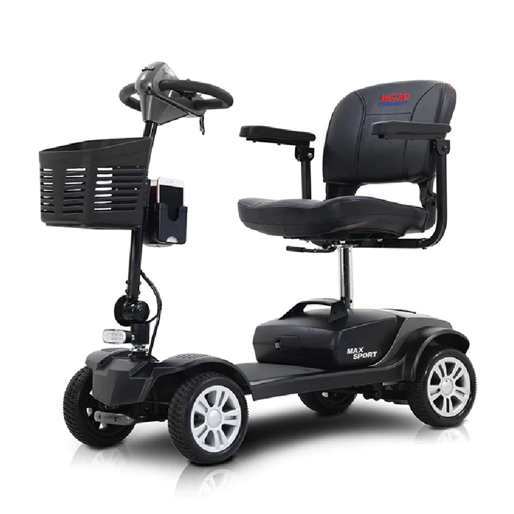 METRO MOBILITY Max Sport 24V/12AH Electric Drive Mobility Scooter, 300LBS (91084523) - SAKSBY.com - Side View