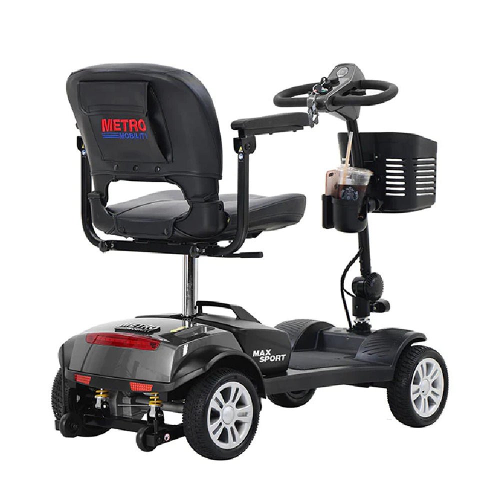 METRO MOBILITY Max Sport 24V/12AH Electric Drive Mobility Scooter, 300LBS (91084523) - SAKSBY.com - Side View