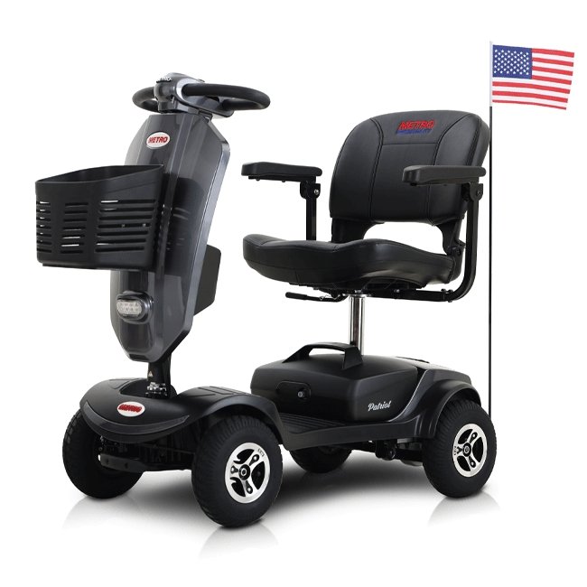 METRO MOBILITY Patriot Lite Lightweight Electric Mobility Medical Scooter - SAKSBY.com - BBQ Grills - SAKSBY.com