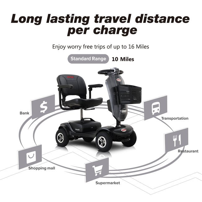 METRO MOBILITY Patriot Lite Lightweight Electric Mobility Medical Scooter - SAKSBY.com - BBQ Grills - SAKSBY.com
