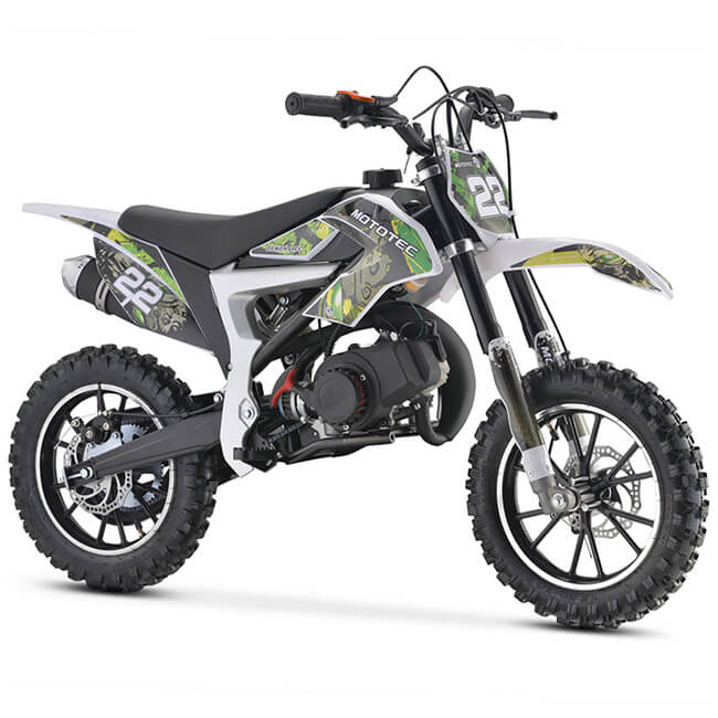 MOTOTEC Demon 50CC 2-Stroke Kids Gas Dirt Bike - SAKSBY.com - Gasoline Bikes - SAKSBY.com