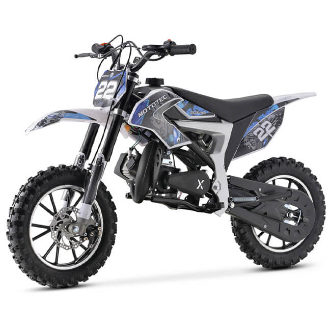 MOTOTEC Demon 50CC 2-Stroke Kids Gas Dirt Bike - SAKSBY.com - Gasoline Bikes - SAKSBY.com
