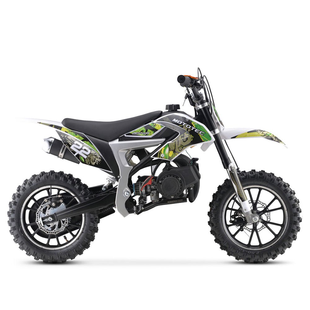 MOTOTEC Demon 50CC 2-Stroke Kids Gas Dirt Bike (96876541) - SAKSBY.com - Gasoline Bikes - SAKSBY.com