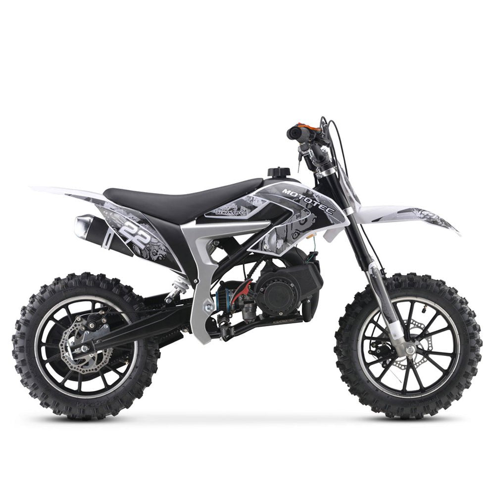 MOTOTEC Demon 50CC 2-Stroke Kids Gas Dirt Bike (96876541) - SAKSBY.com - Gasoline Bikes - SAKSBY.com