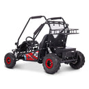 MOTOTEC Mud Monster XL Red 60V/20AH Electric Full Suspension Go Kart, 2000W (96351472) - SAKSBY.com - Side View
