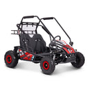 MOTOTEC Mud Monster XL Red 60V/20AH Electric Full Suspension Go Kart, 2000W (96351472) - SAKSBY.com - Side View