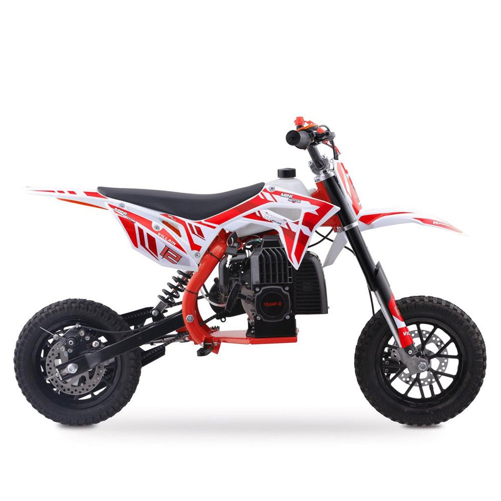 MOTOTEC Villain 52CC 2-Stroke Kids Gas Dirt Bike (93495478) - SAKSBY.com - Motorcycles & Scooters - SAKSBY.com