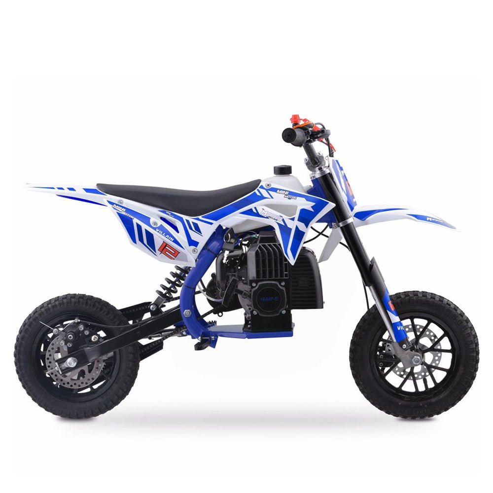 MOTOTEC Villain 52CC 2-Stroke Kids Gas Dirt Bike (93495478) - SAKSBY.com - Motorcycles & Scooters - SAKSBY.com