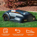 MOWRO 28V Fully Autonomous Robot Lawn Mower With Boundary Extension (93147582) - SAKSBY.com - Lawn Mowers - SAKSBY.com