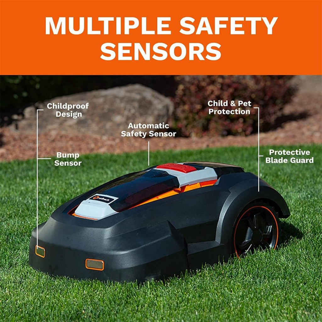 MOWRO 28V Fully Autonomous Robot Lawn Mower With Boundary Extension (93147582) - SAKSBY.com - Lawn Mowers - SAKSBY.com