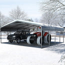 MPT Extra Large Premium Heavy Duty Outdoor Metal Carport Shelter, 20x20FT (97425861) - SAKSBY.com - Sheds, Garages & Carports - SAKSBY.com