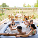 MSPA C-TE062 TEKAPO Comfort Series Six-Person Inflatable Square Bubble Spa Hot Tub With 132 Bubble Jets (97185362) - SAKSBY.com - Hot Tub - SAKSBY.com