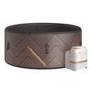 MSPA F-MO063W MONO Frame Series Luxury 6-Person Inflatable Round Hot Tub With WIFI Control Front View