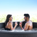 MSPA F-MO063W MONO Frame Series Luxury 6-Person Inflatable Round Hot Tub With WIFI Control (94175263) - Demonstration View