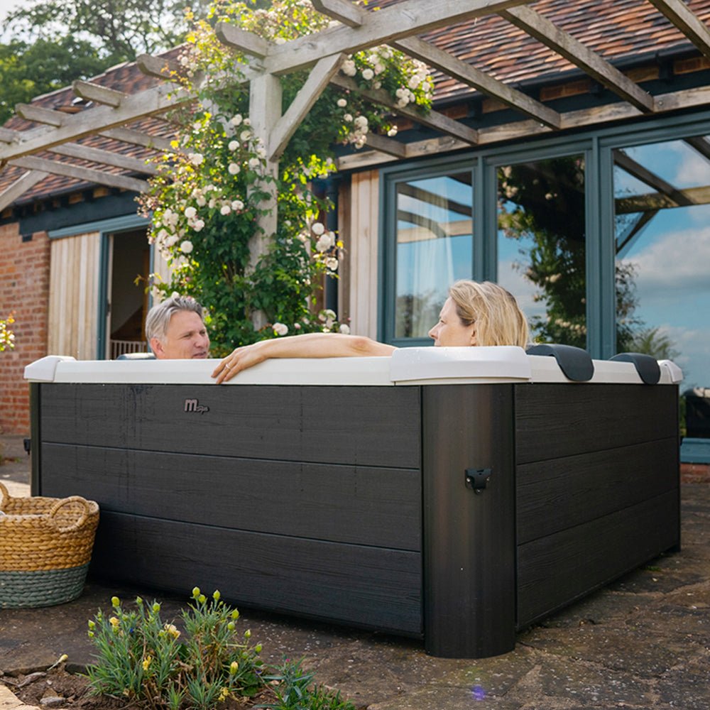 MSPA F-OS063W OSLO Supreme Six-Person Square Spa W/ LED Lights & Integrated App Control, 120 Jets Demonstration View