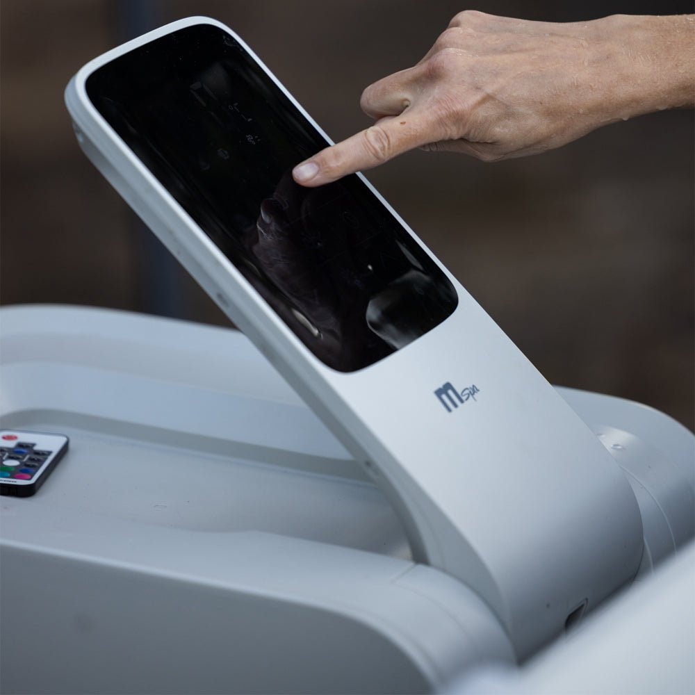 MSPA F-OS063W OSLO Supreme Six-Person Square Spa W/ LED Lights & Integrated App Control, 120 Jets Zoom Parts View