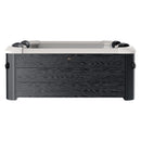 MSPA F-OS063W OSLO Supreme Six-Person Square Spa W/ LED Lights & Integrated App Control, 120 Jets (90175263) - Front View