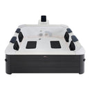 MSPA F-OS063W OSLO Supreme Six-Person Square Spa W/ LED Lights & Integrated App Control, 120 Jets Zoom Parts View