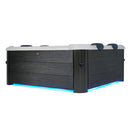 MSPA F-OS063W OSLO Supreme Six-Person Square Spa W/ LED Lights & Integrated App Control, 120 Jets Side View