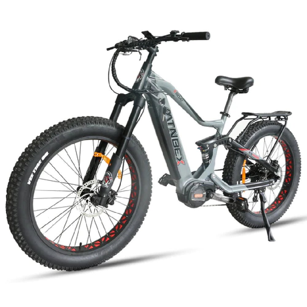 MTNBEX EGOAT EG1000 48V/17.5AH Mid-Drive Full Suspension Electric Hunting Mountain EBike (95731264) - SAKSBY.com - Side View