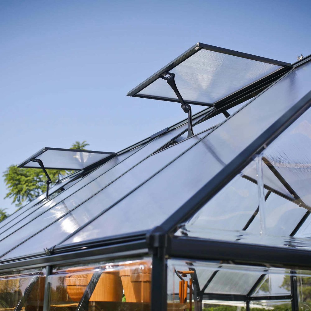 PLM Premium T-Shaped Cathedral Outdoor Walk-In Greenhouse And Solarium, 10x12FT (91364285) - SAKSBY.com - Greenhouses - SAKSBY.com