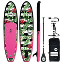 POP BOARD CO Inflatable Board 10'6 Royal Hawaiian Pink/Black - SAKSBY.com - Stand Up Paddle Boards - SAKSBY.com