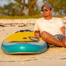 POP BOARD CO Inflatable Board 11'0 PopUp Yellow/Turquoise - SAKSBY.com - Stand Up Paddle Boards - SAKSBY.com