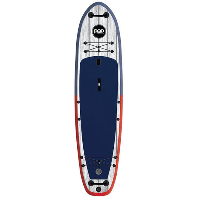 POP BOARD CO Inflatable Board 11'6 El Capitan Blue/Red - SAKSBY.com - Stand Up Paddle Boards - SAKSBY.com