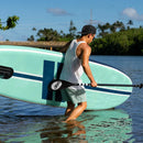 POP BOARD CO Inflatable Paddle Board 11'0 Yacht Hopper Teak/Blue/Mint - SAKSBY.com - Stand Up Paddle Boards - SAKSBY.com
